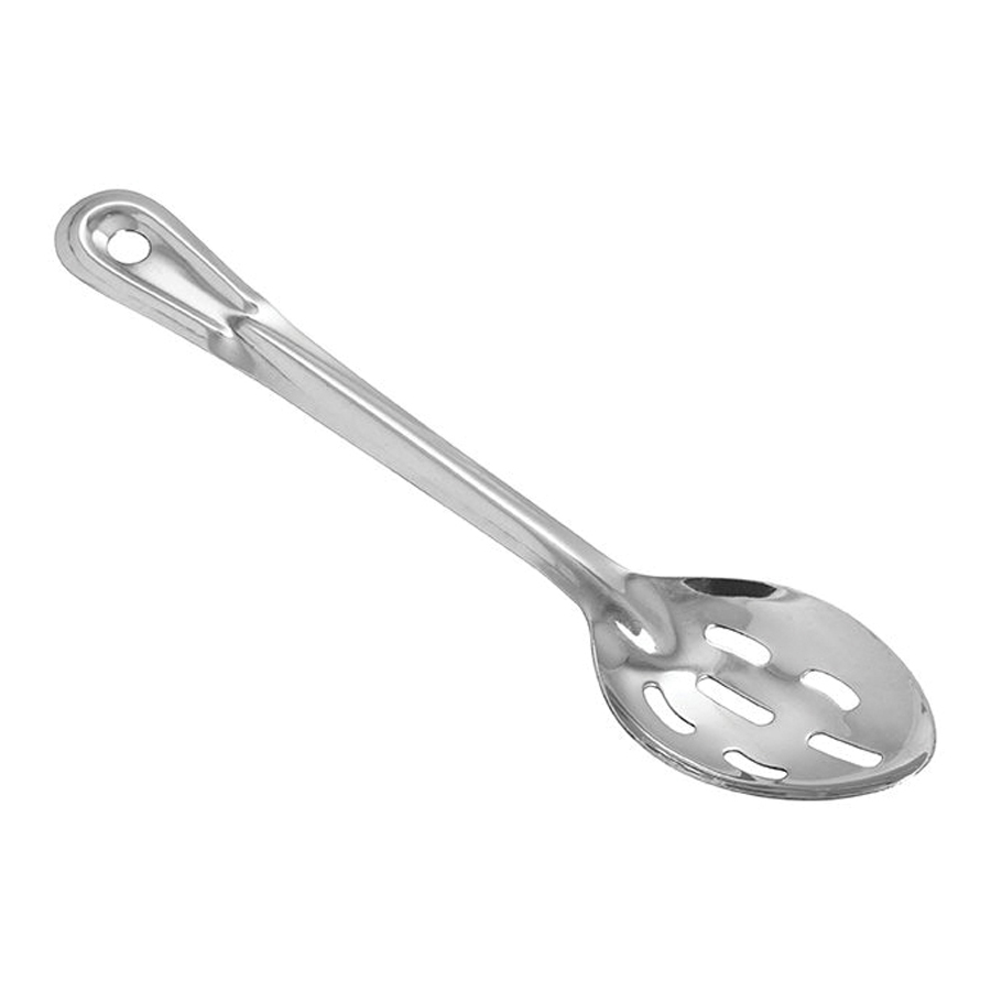 BSST-11H SERVING SPOON 11" ESLOTTED S/S