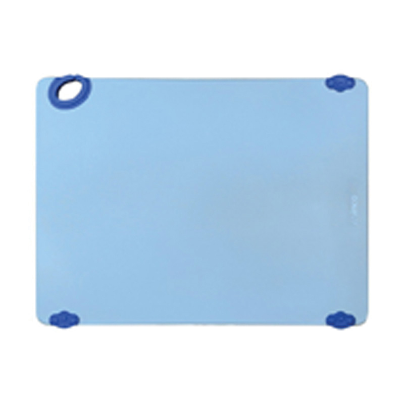 Cutting Board 18x24x1/2 Blue w/Rubber Grip Hook - EA