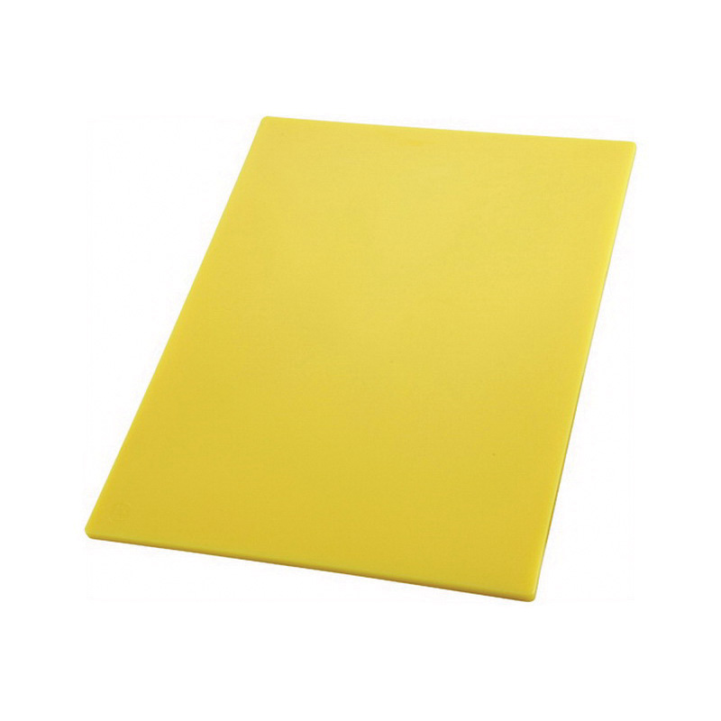 CBYL-1218 CUTTING BOARD 12X18 1/2" THICK YELLOW - EA -