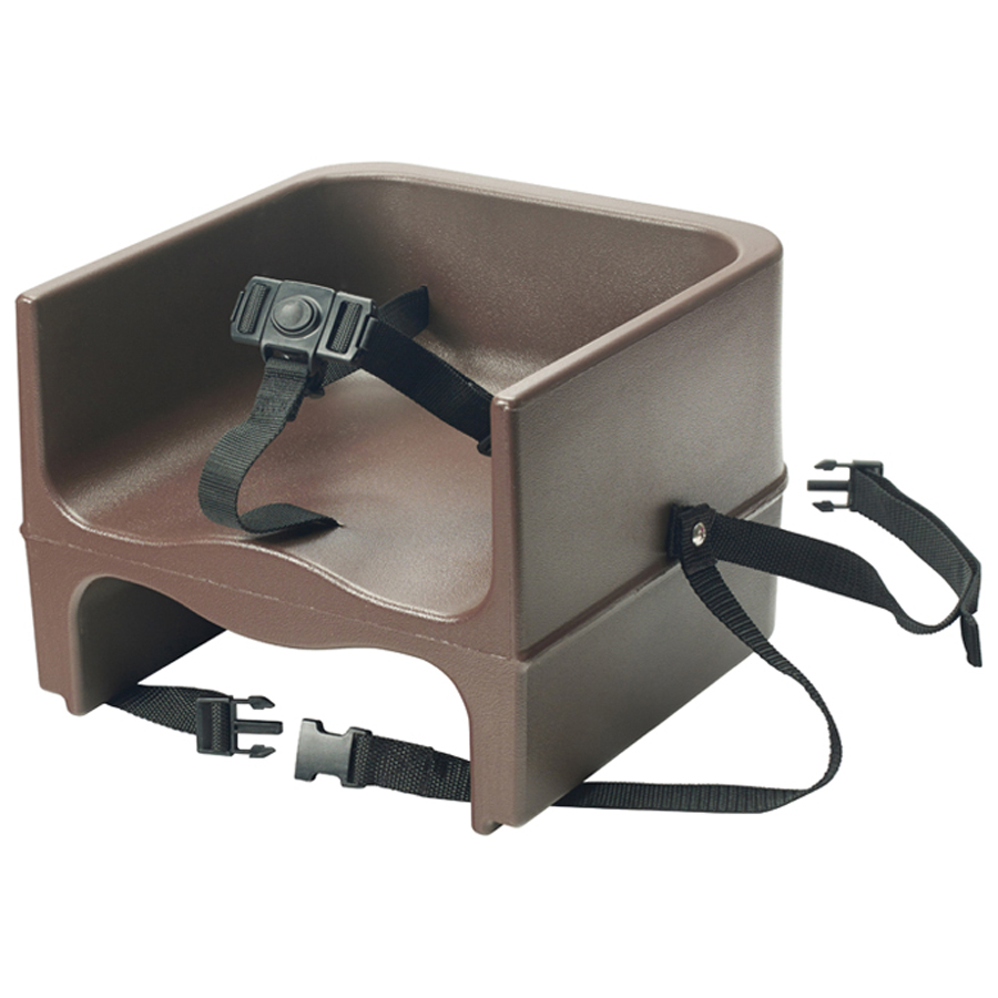 CHB-1P BOOSTER SEAT BROWN SINGLE SIDED 3 STRAP - EA