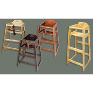 CHH-103A HIGH CHAIR MAHOGANYSTACKING