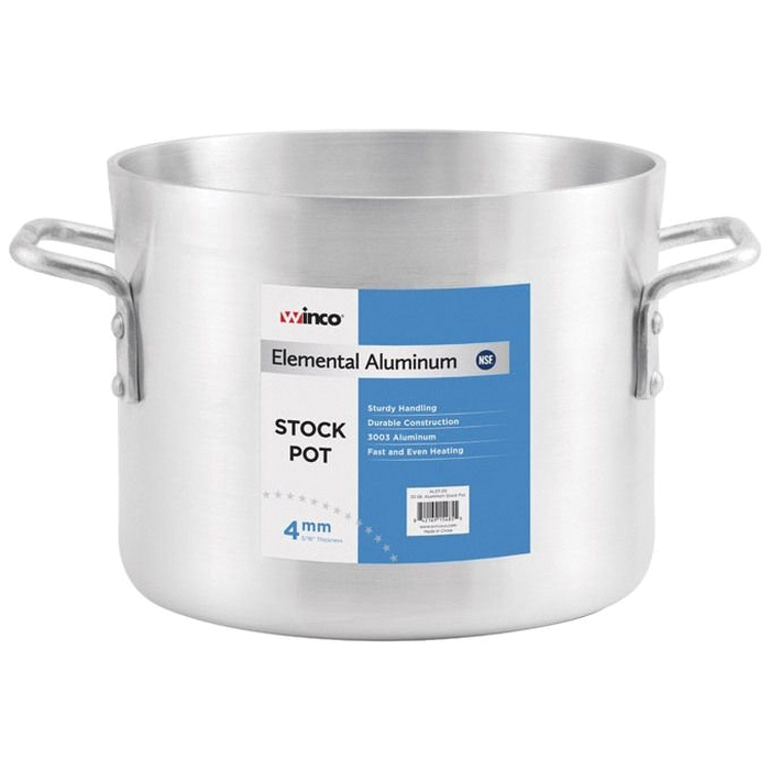 ALST-32 STOCK POT 32QT - EA 3003 SUPER ALUMINUM - STOCK