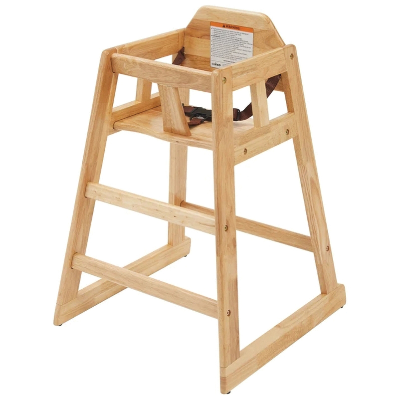 CHH-101 HIGH CHAIR KD WOODNATURAL FINISH - EA -