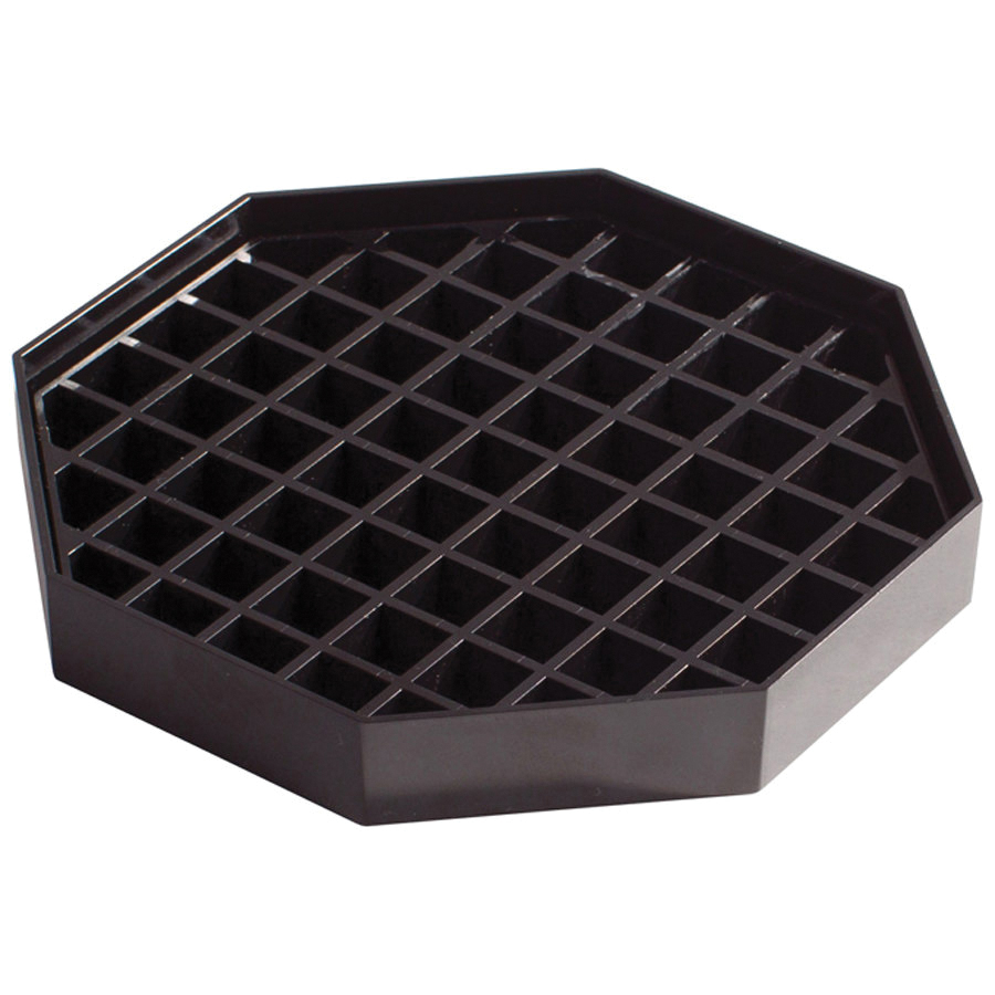 DT-60 OCTAGON Black DRIP TRAY    4/PK