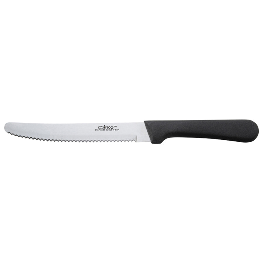 K-50P STEAK KNIFE 5" BLADE PLASTIC HANDLE - DZ