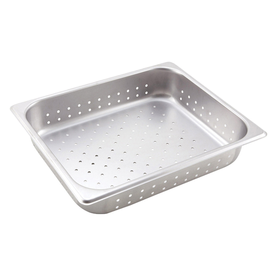 SPHP2 STEAM PAN PERFORATED HALFX2.5 SS EA - SPEC ORD