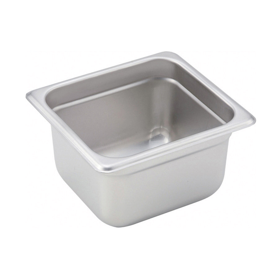 SPJH-604 STEAM PAN 1/6X4" SS ANTI JAM - EA - SPEC ORD