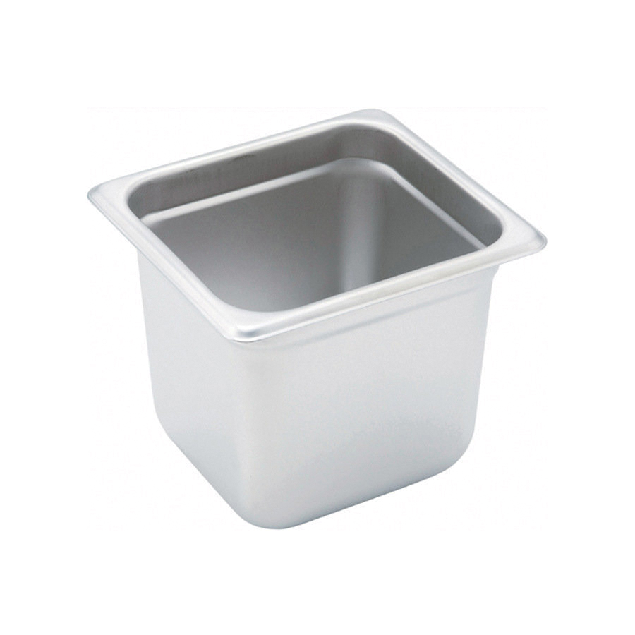 SPJH-606 STEAM PAN 1/6X6" SS ANTI JAM - EA - SPEC ORD