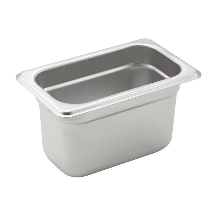 SPJH-904 STEAM PAN 1/9X4" SS ANTI JAM - EA - SPEC ORD