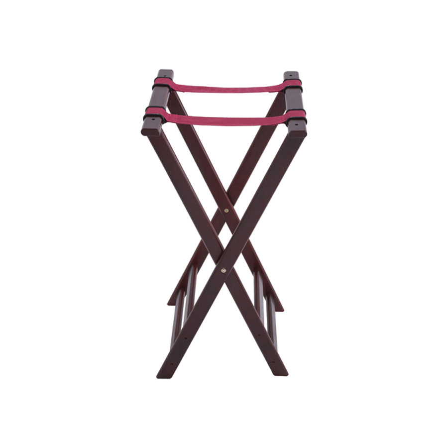 TR-34W TRAY STAND MAHOGANY 32"