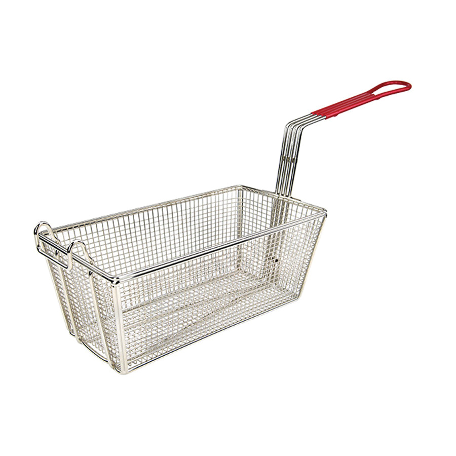 FB-25 Fryer Basket 10" Red Handle