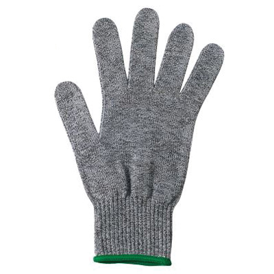 MD GRAY W/RED WRIST CUT RESISTANT GLOVE