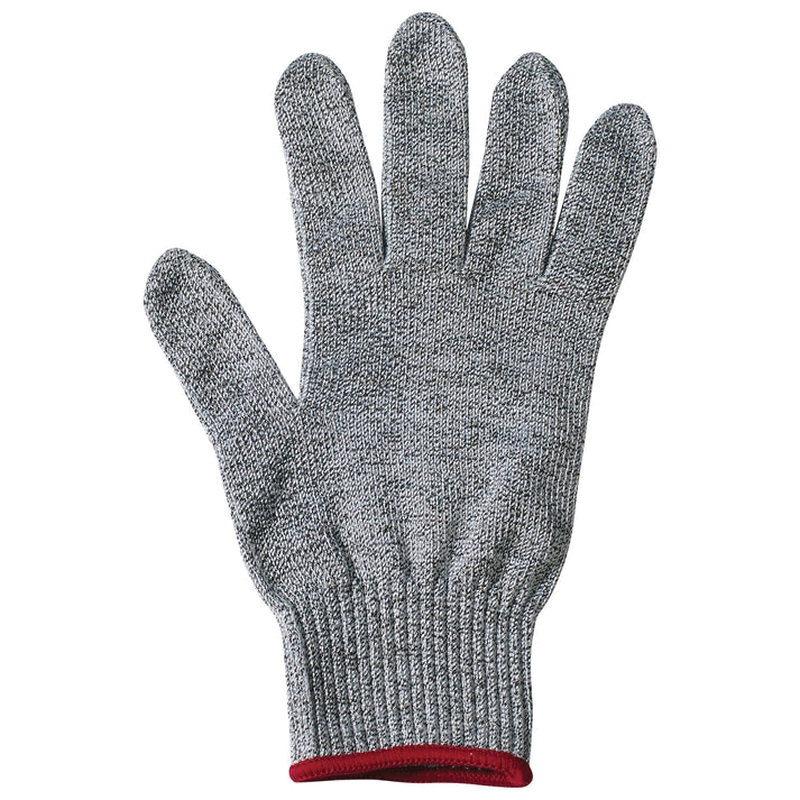 SM GRAY W/RED WRIST CUT RESISTANT GLOVE