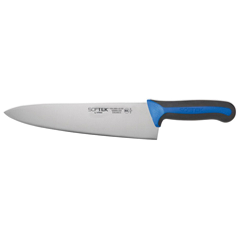 KSTK-100 KNIFE CHEF 10" - EA NON SLIP BLACK/BLUE HAND
