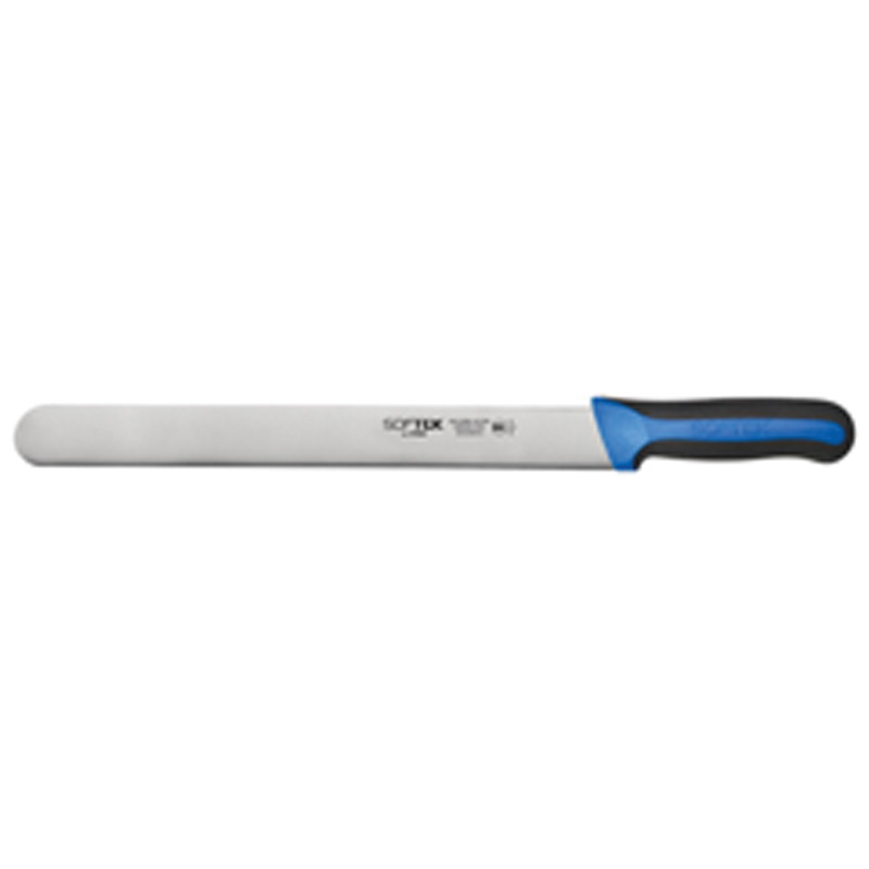 KSTK-122 KNIFE SLICER 12" STRTNONSLIP BLACK/BLUE HAND