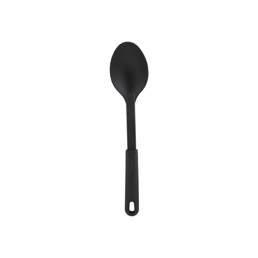 NC-SS1 SERVING SPOON SOLID 12" BLACK - EA