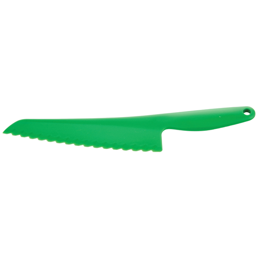LETTUCE KNIFE 11-1/2" SERRATED EDGE GREEN - EA