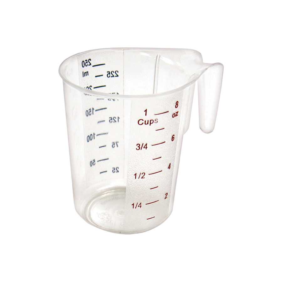 PMCP-25 MEASURING CUP PLASTIC1 CUP SURE GRIP - EA -