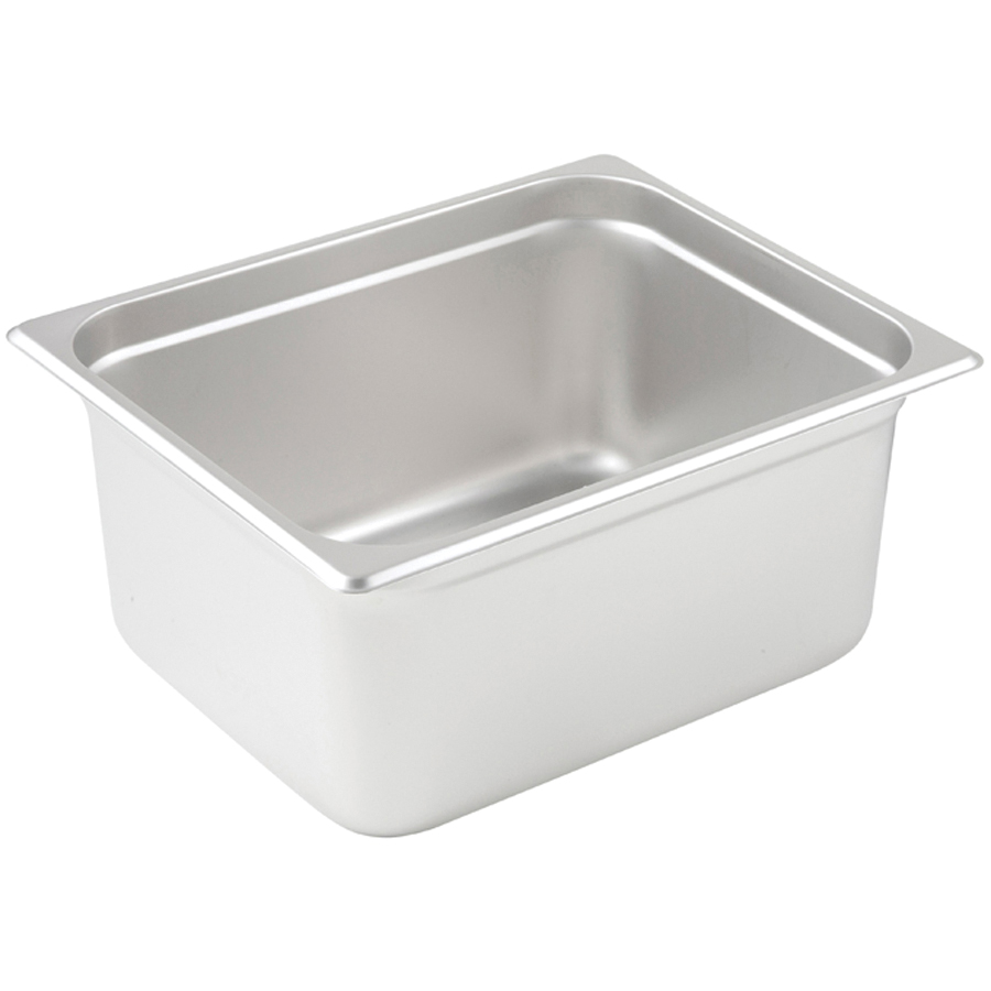 SPJL-206 STEAM TABLE PAN 1/2 X 6 DEEP 18/8 SS - EA