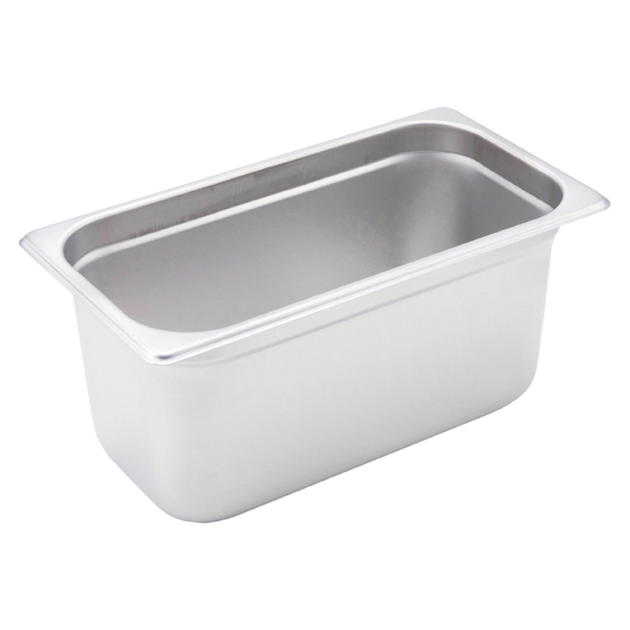 SPJM-306 STEAM PAN 1/3X6 DEEP SS ANTI JAM - EA - SPEC ORD