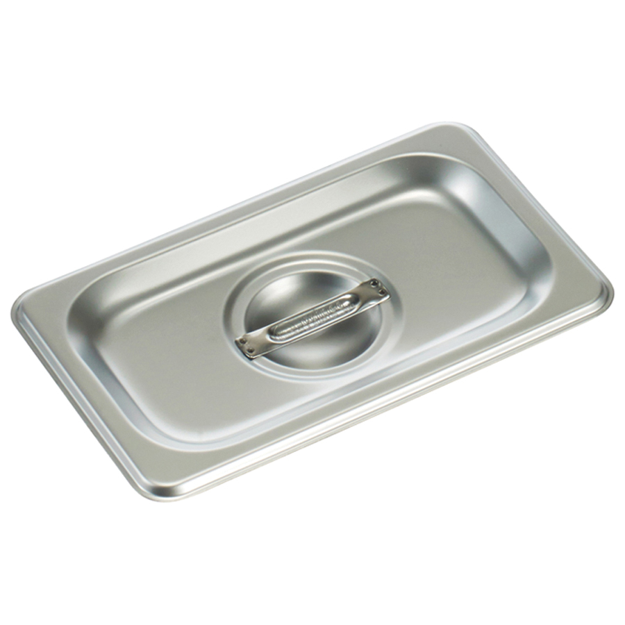 SPSCN STEAM PAN COVER 1/9 - SSSOLID W/HANDLE - EA -