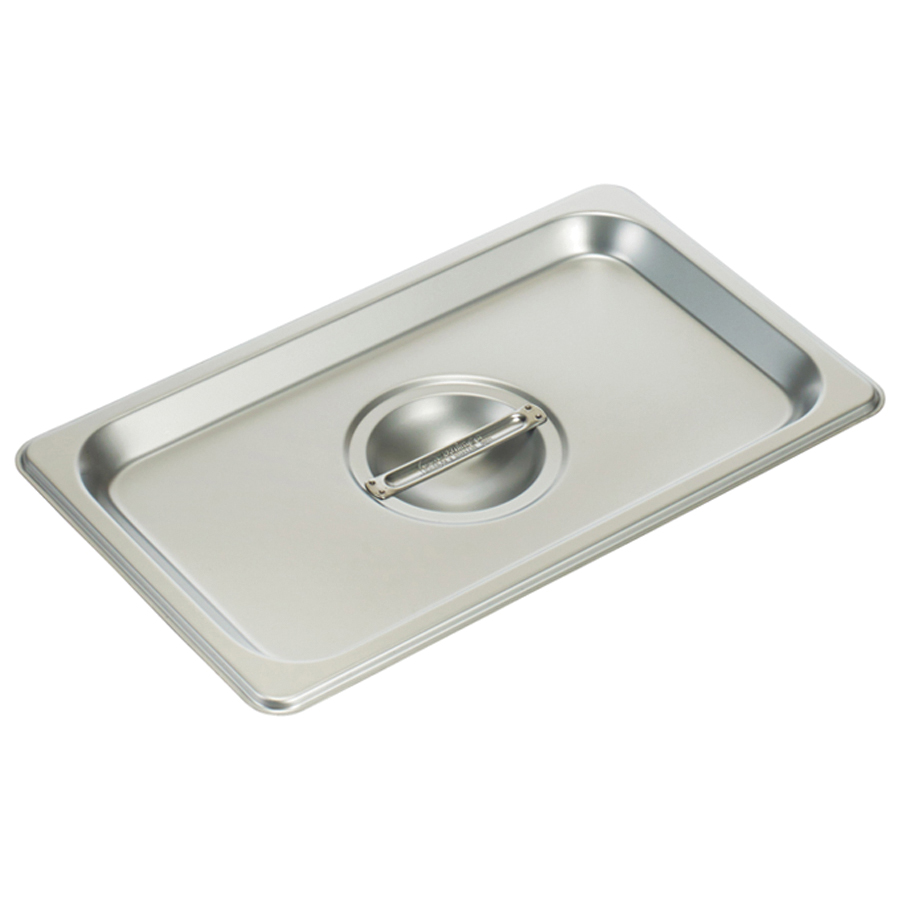 SPSCQ STEAM PAN COVER 1/4 SSSOLID W/HANDLE - EA -