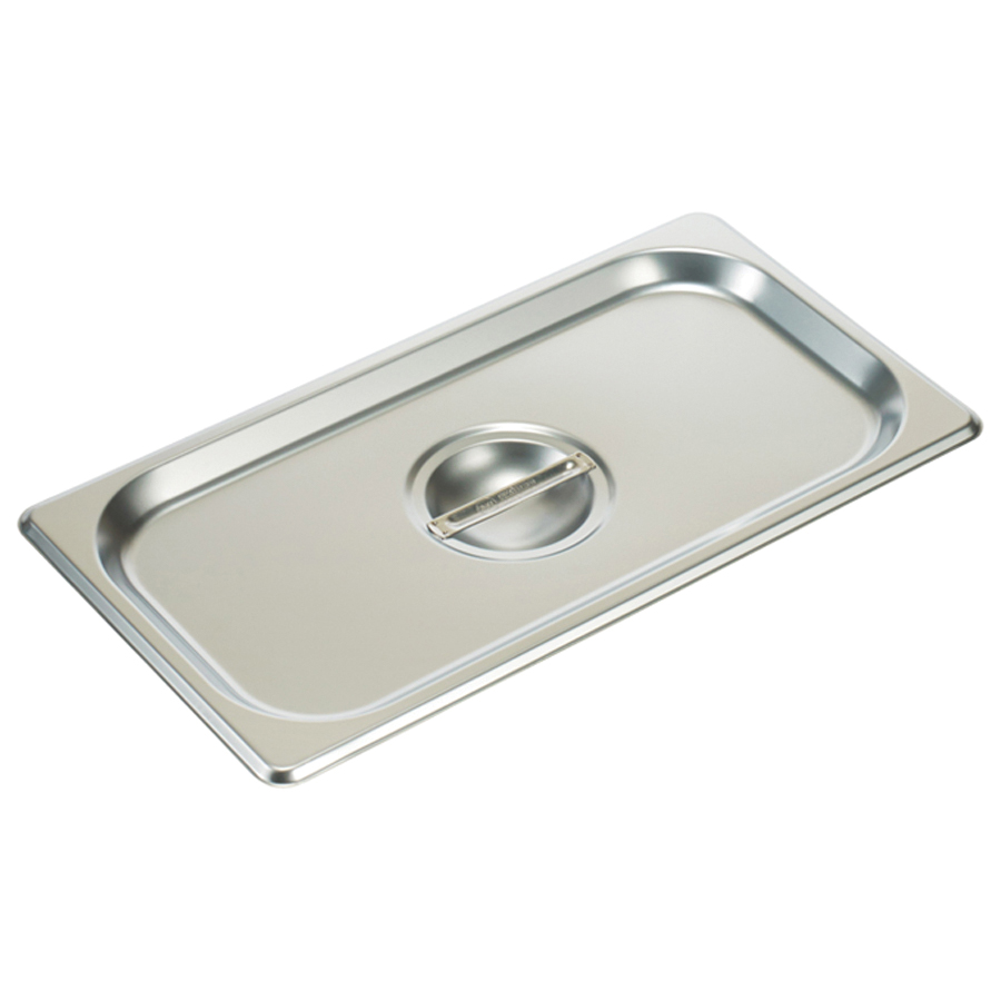 SPSCT STEAM PAN COVER SS 1/3SOLID W/HANDLE - EA -