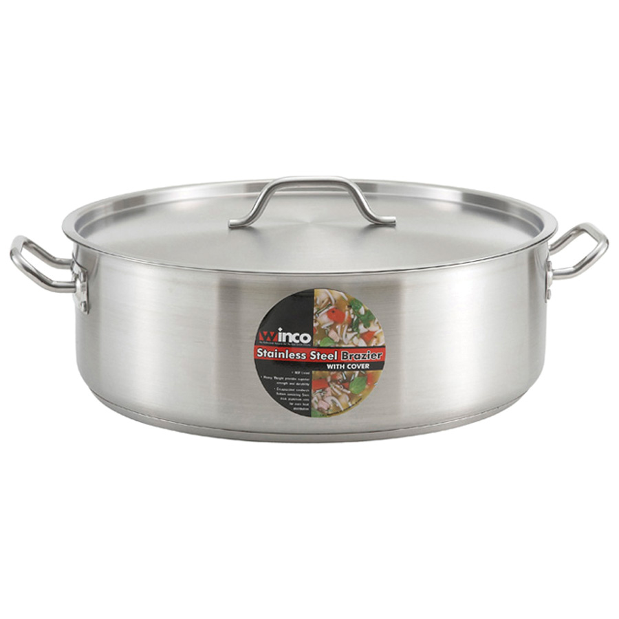 SSLB-20 INDUCTION BRAZIER PAN20QT PREMIUM - EA -
