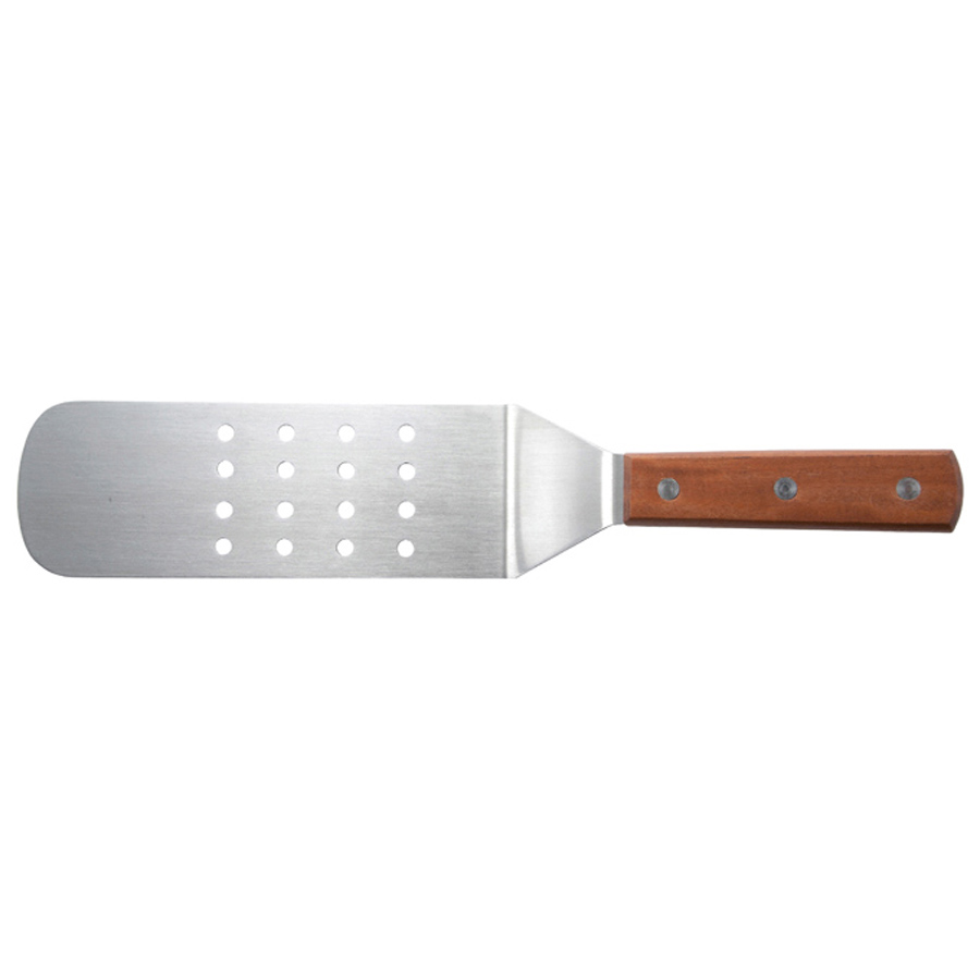 TN409 TURNER 8X3 PERFORATED SSWOOD HANDLE FLEX - EA