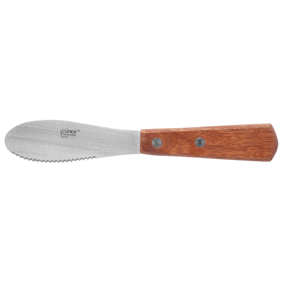 TN713 SANDWICH SPREADER - EA3-5/8X1-1/4 WOOD HANDLE -