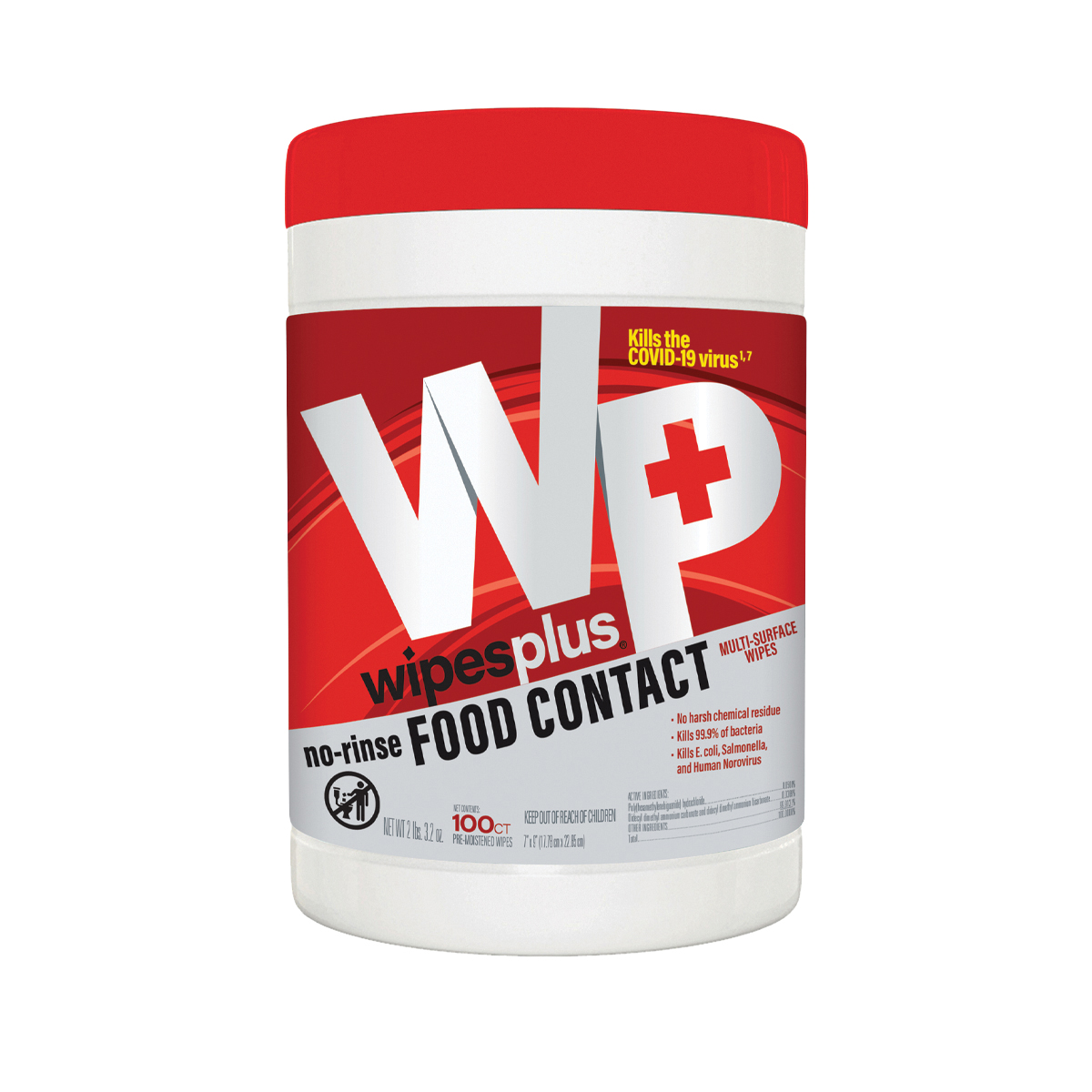 33808 FOOD CONTACT WIPE 12/100SANITIZING WIPE 100CT CANISTER