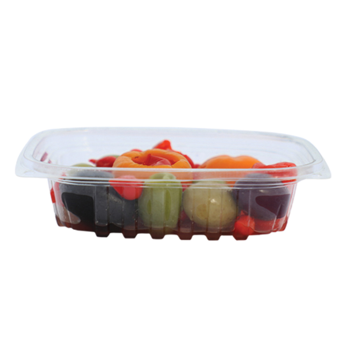 RD-CS-8 8oz Clear RECT DELI CONT900/CS COMPOSTABLE