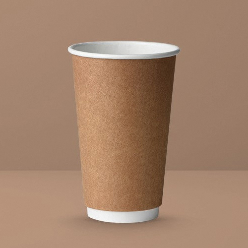 DW 8oz Kraft Hot Cup 500/Case